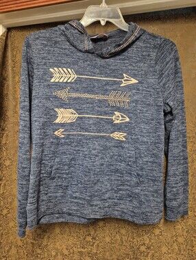 Women's Hoodie with Gold Arrow Design
